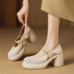 Elegant Handcrafted Leather Women’s Shoes: Luxury and Craftsmanship(Easn20182713)