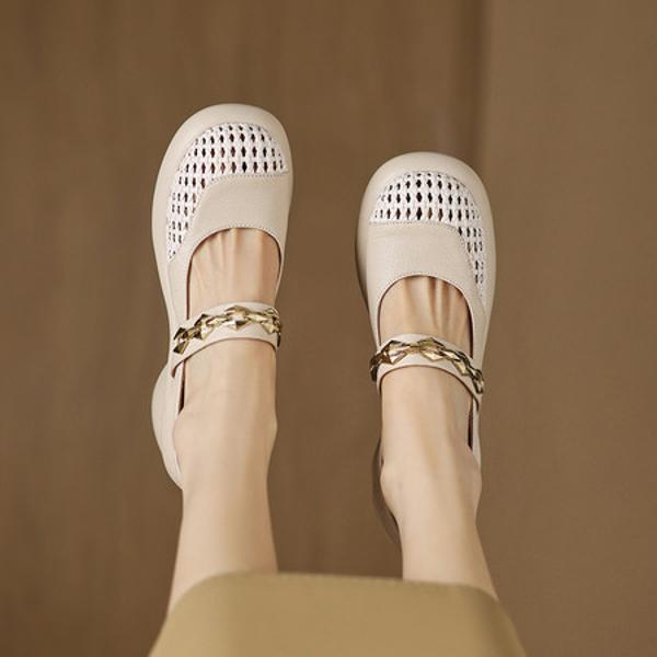 Elegant Handcrafted Leather Women’s Shoes: Luxury and Craftsmanship(Easn20182713)