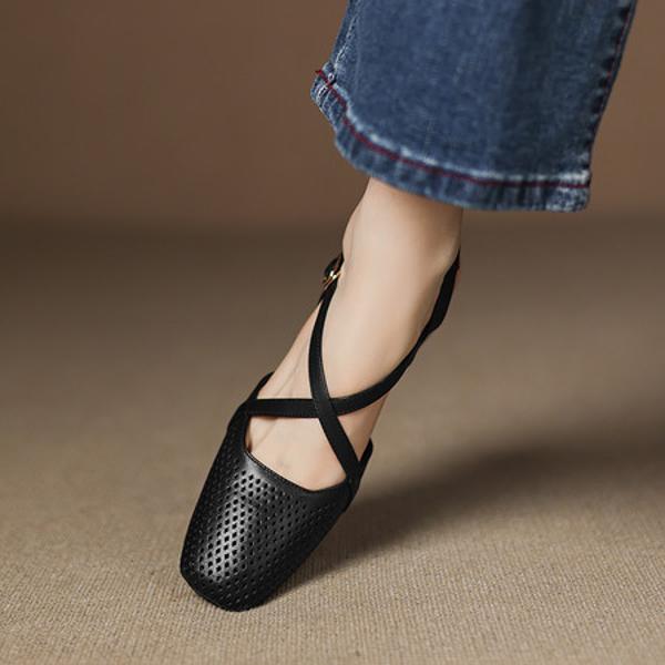 Elegant Handcrafted Leather Women's Shoes of Superior Quality(Easn20183026)