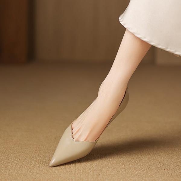 Handcrafted Luxury Leather Women's Shoes with Elegance(Easn20183025)