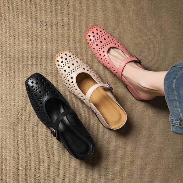 Exquisite Handcrafted Leather Heels: Luxurious Elegance Awaits(Easn20183027)