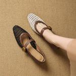 Exquisite Handcrafted Leather Women's Shoes: Timeless Elegance & Luxury(Easn20182726)