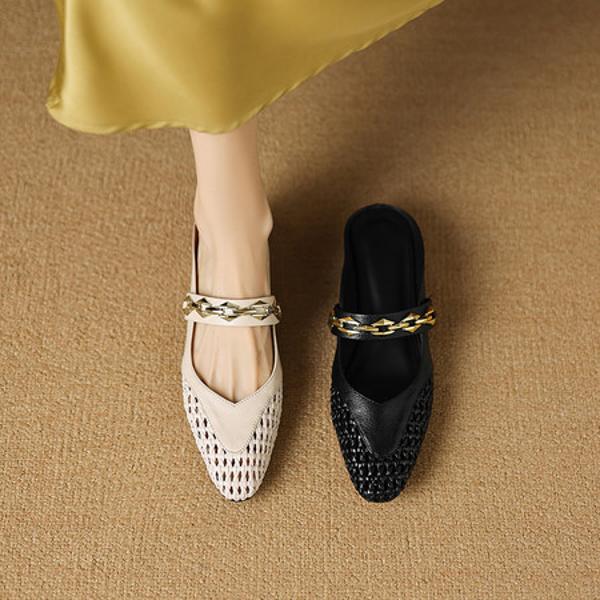 Handcrafted Luxury Leather Women's Shoes - Sophisticated Elegance(Easn20182730)