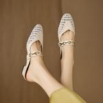 Handcrafted Luxury Leather Women's Shoes - Sophisticated Elegance(Easn20182730)