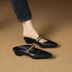 Handcrafted Luxury Leather Women's Shoes - Sophisticated Elegance(Easn20182730)