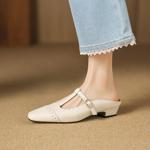 Handcrafted Genuine Leather Women's Shoes - Luxurious Elegance and Quality(Easn20182725)