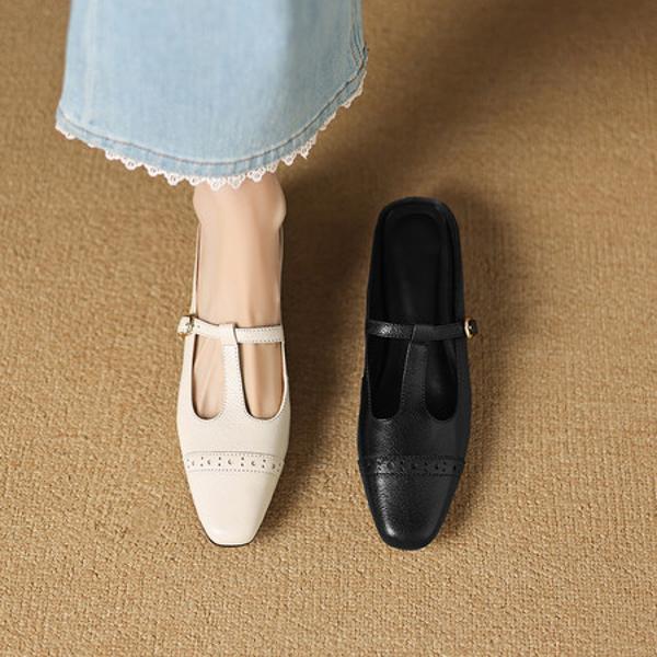 Handcrafted Genuine Leather Women's Shoes - Luxurious Elegance and Quality(Easn20182725)