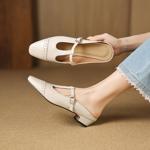 Handcrafted Genuine Leather Women's Shoes - Luxurious Elegance and Quality(Easn20182725)