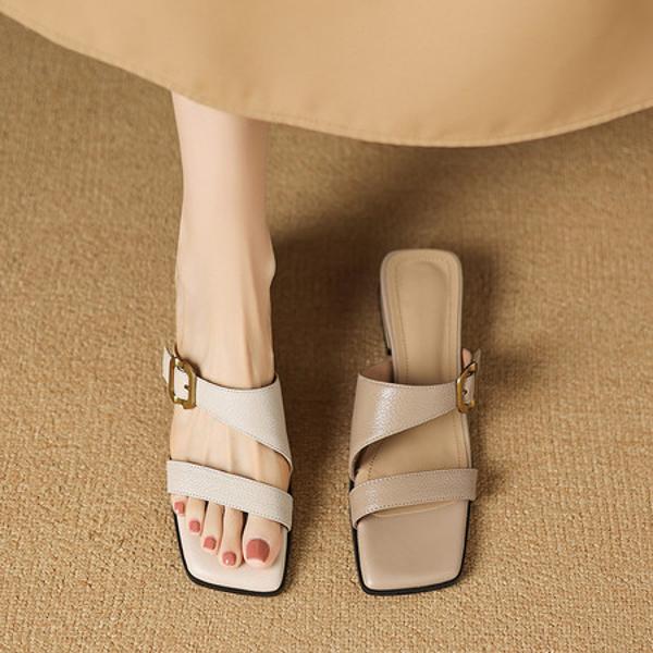 Elegant Handmade Leather Women’s Shoes: High-Quality Craftsmanship(Easn20182720)