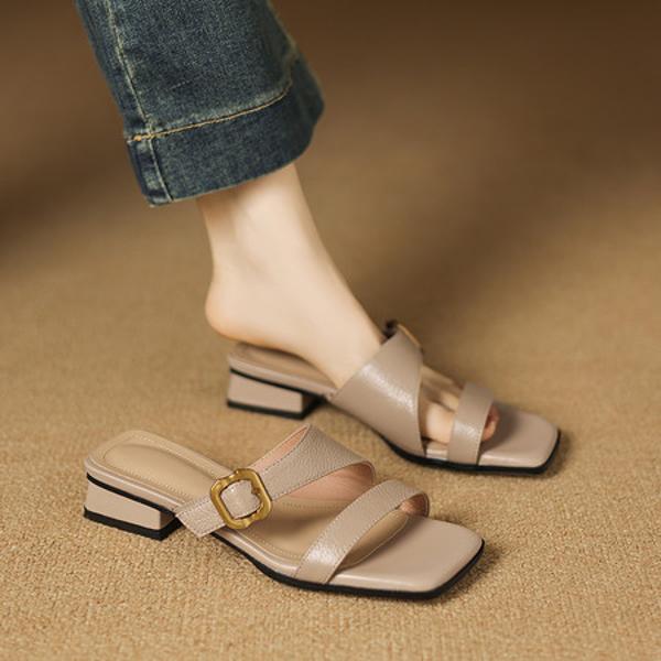 Elegant Handmade Leather Women’s Shoes: High-Quality Craftsmanship(Easn20182720)