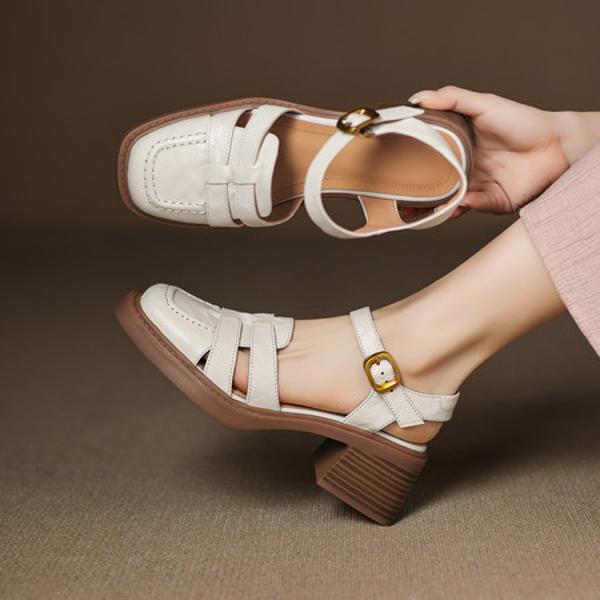 Luxurious Handmade Leather Shoes for Elegant Women(Easn20182736)