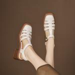 Exquisite Handcrafted Leather Shoes for Elegant Women(Easn20182751)