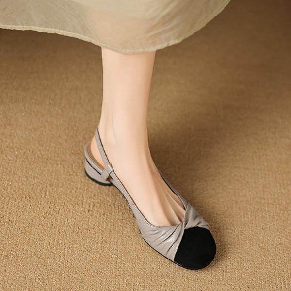 Handcrafted Luxury Leather Women's Shoes: Exquisite Quality & Elegance(Easn20182729)