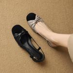 Handcrafted Luxury Leather Women's Shoes: Exquisite Quality & Elegance(Easn20182729)