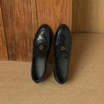 Exquisite Handcrafted Leather Women's Shoes: Luxury & Elegance(Easn20182758)