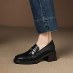 Exquisite Handcrafted Leather Women's Shoes: Elegance Meets Luxury(Easn20182762)