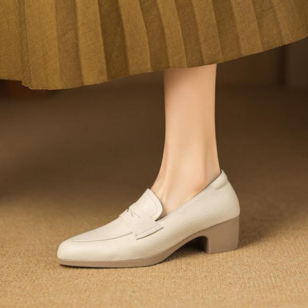 Handcrafted Genuine Leather Women’s Shoes: Elegance & Quality(Easn20182761)