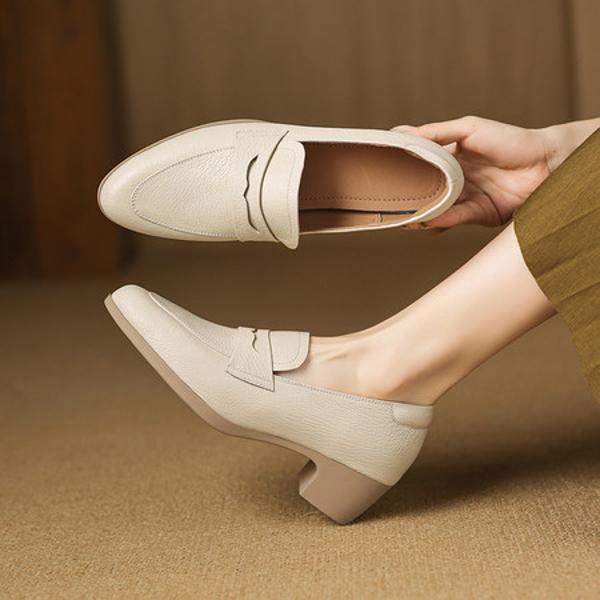 Handcrafted Genuine Leather Women’s Shoes: Elegance & Quality(Easn20182761)