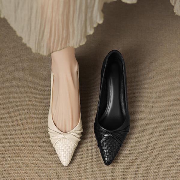 Handcrafted Luxury Leather Women's Shoes - Elegance Redefined(Easn20182767)