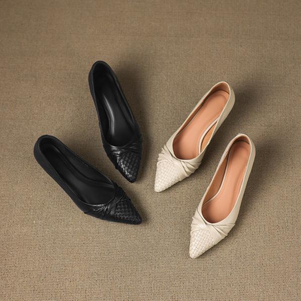 Handcrafted Luxury Leather Women's Shoes - Elegance Redefined(Easn20182767)