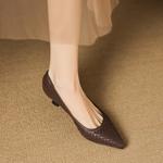 Elegant Handcrafted Genuine Leather Women’s Shoes(Easn20182772)