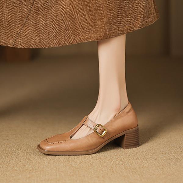 Luxurious Handcrafted Leather Women's Shoes: Elegance in Every Stitch(Easn20182768)