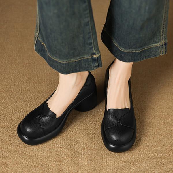 Handcrafted Luxury Leather Women’s Shoes with Exquisite Craftsmanship(Easn20182755)