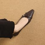 Handcrafted Genuine Leather Women's Shoes: Elegant Luxury with Exquisite Craftsmanship(Easn20182779)