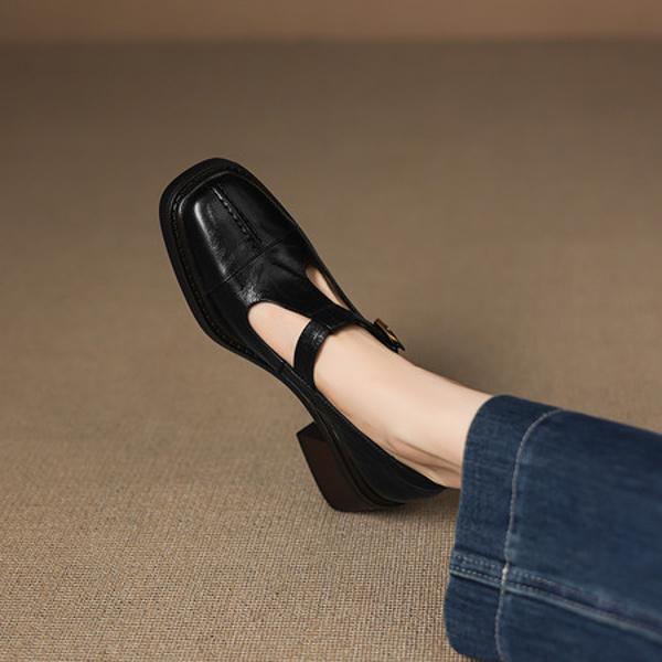 Exquisite Handcrafted Leather Women’s Shoes - Luxurious Elegance Redefined(Easn20182778)