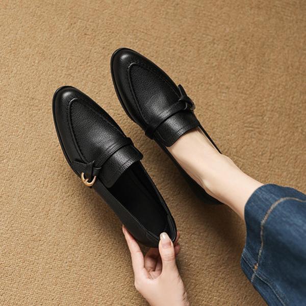 Luxurious Handcrafted Leather Women's Shoes: Elegance in Every Stitch(Easn20182781)