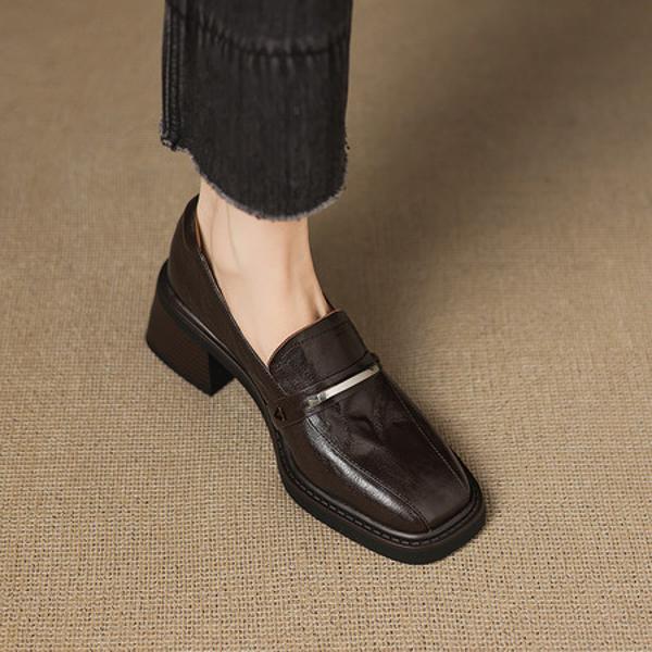 Exquisite Handcrafted Leather Shoes for Elegant Women(Easn20182777)