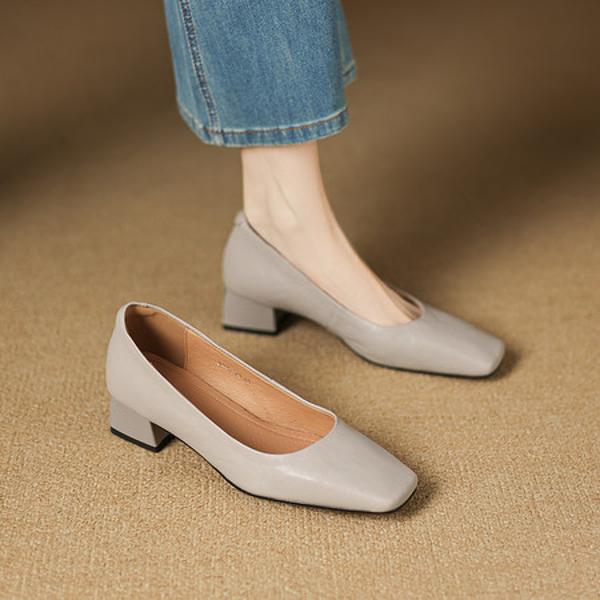 Handcrafted Leather Women's Shoes: Luxurious Elegance Redefined(Easn20182776)