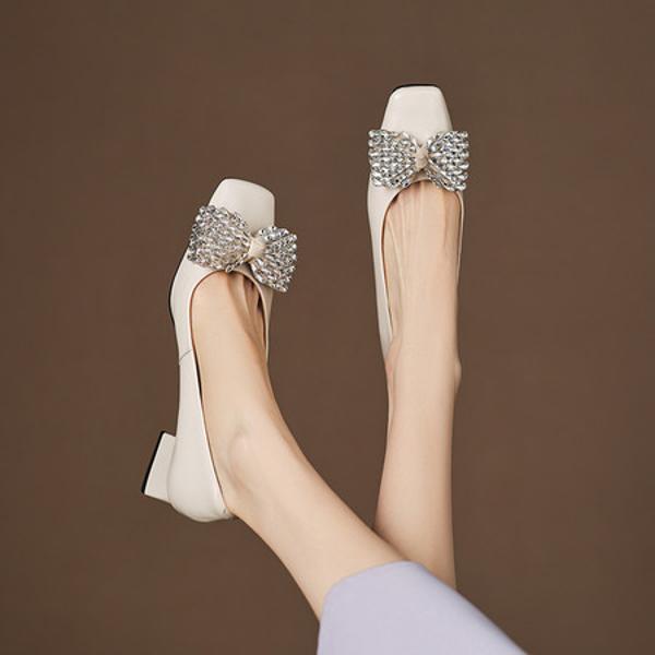 Exquisite Handcrafted Leather Shoes for Elegant Women(Easn20182786)