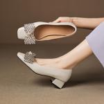 Exquisite Handcrafted Leather Shoes for Elegant Women(Easn20182786)