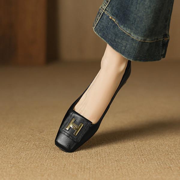 Handcrafted Luxury Leather Women's Shoes: Exquisite Artistry & Timeless Elegance(Easn20182783)