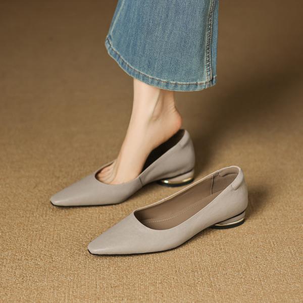 Handcrafted Genuine Leather Women's Shoes: Luxury, Elegance, and Quality(Easn20182796)