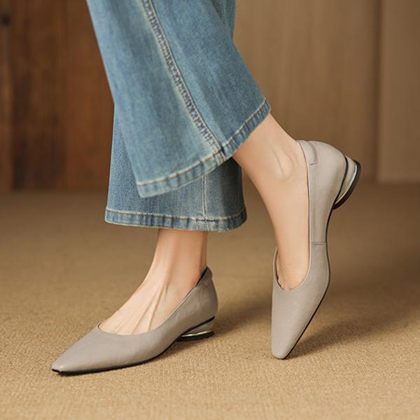 Handcrafted Genuine Leather Women's Shoes: Luxury, Elegance, and Quality(Easn20182796)