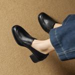 Timeless Elegance: Handcrafted Genuine Leather Women's Shoes with Luxury Craftsmanship(Easn20182790)