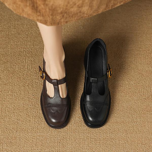 Luxury Handcrafted Leather Women’s Shoes - Quality & Elegance(Easn20182791)