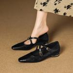 Handcrafted Luxury Leather Women's Shoes - Elegance Redefined(Easn20182798)