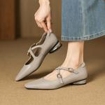 Handcrafted Luxury Leather Women's Shoes - Elegance Redefined(Easn20182798)