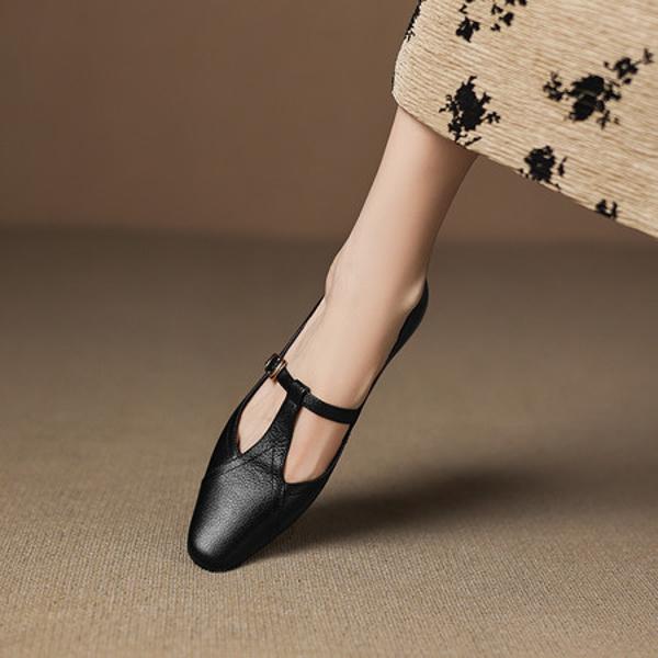 Exquisite Handmade Leather Women's Shoes for Elegance(Easn20182817)