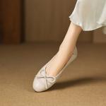 Handcrafted Luxurious Leather Women's Shoes - Elegance Redefined(Easn20182809)