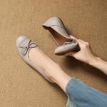 Handcrafted Genuine Leather Women's Shoes: A Touch of Luxury and Elegance(Easn20182852)