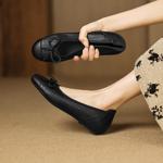 Handcrafted Genuine Leather Women's Shoes: A Touch of Luxury and Elegance(Easn20182852)