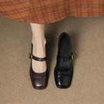 Handcrafted Genuine Leather Women's Shoes - Elegant Luxury Quality(Easn20182800)