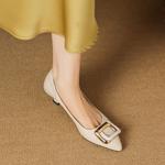 Handcrafted Luxury Genuine Leather Women's Shoes - Elegance Redefined(Easn20182863)