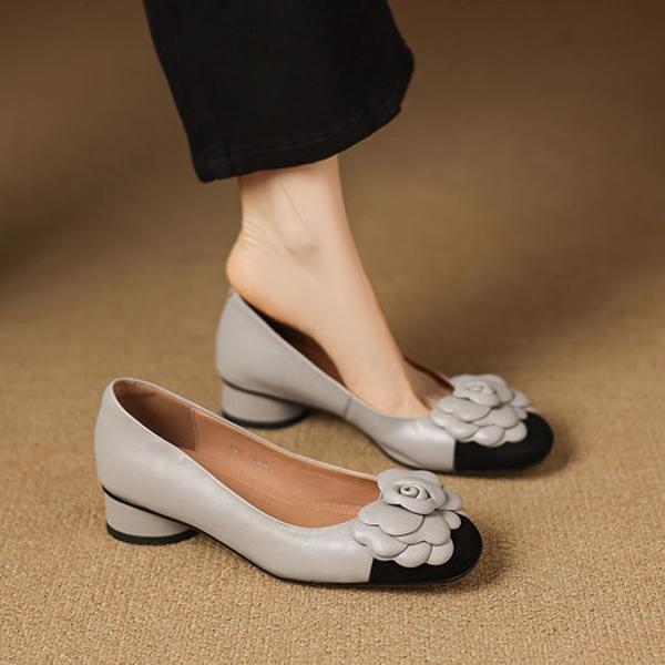 Exquisite Handcrafted Leather Women’s Shoes: Luxurious Elegance Redefined(Easn20182823)