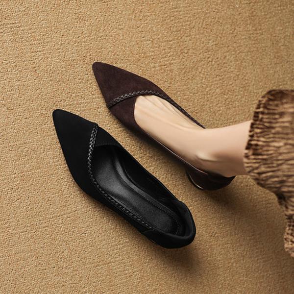 Exquisite Handcrafted Leather Women's Shoes for Luxury Elegance(Easn20182827)