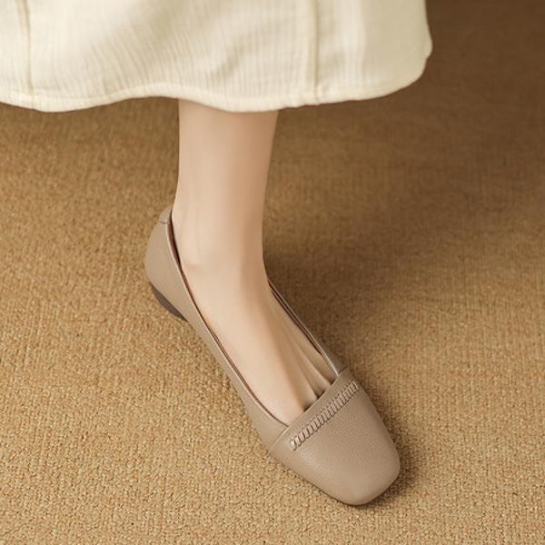 Handcrafted Leather Women's Shoes: Luxurious Elegance & Quality(Easn20182833)